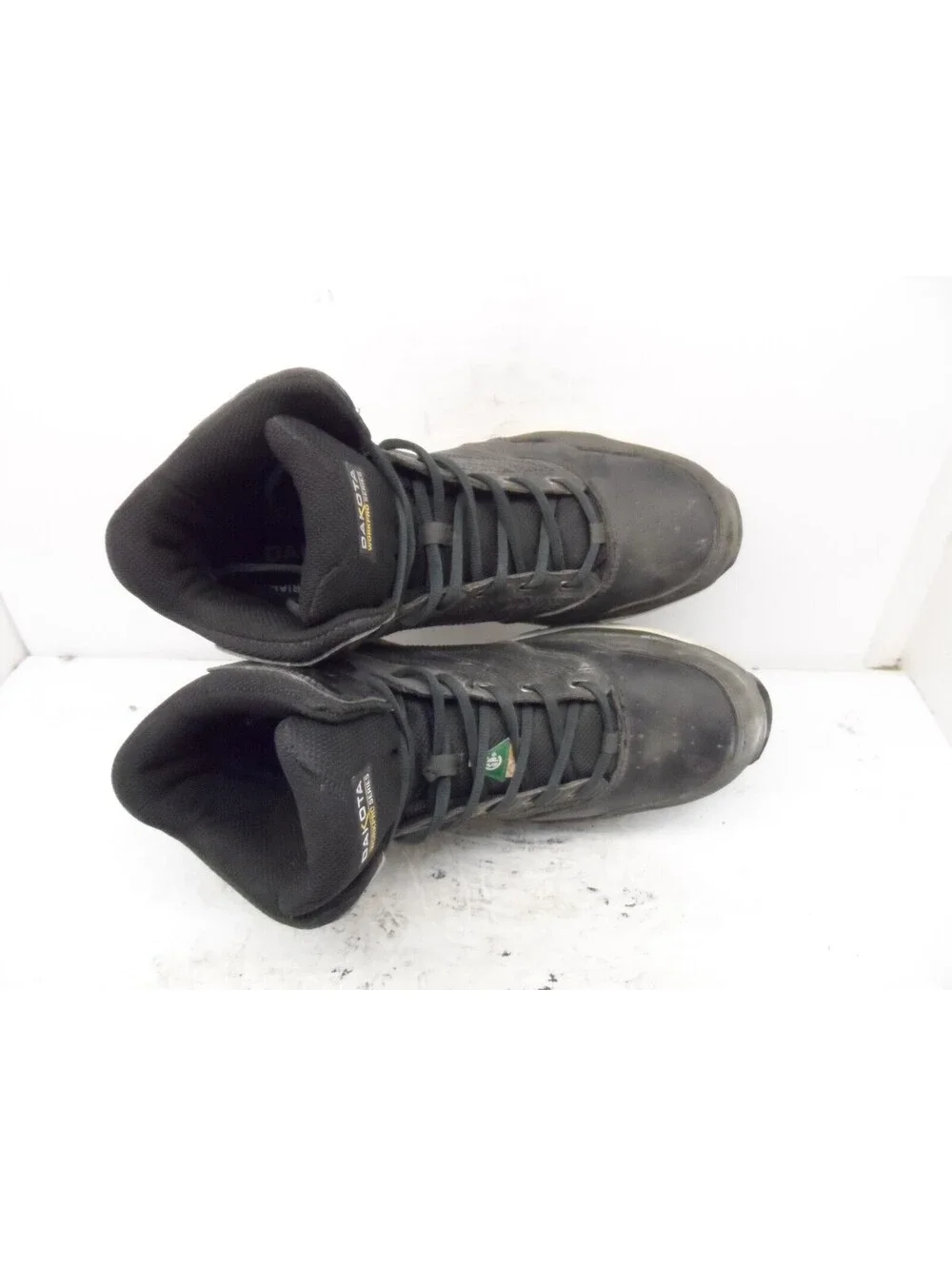 Dakota Men's 3617 Mid-Cut Quad Lite Steel Toe Steel Plate Shoes Black Size 10M